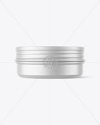 Download 60g Matte Cosmetic Tin Can Mockup In Can Mockups On Yellow Images Object Mockups PSD Mockup Templates