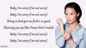 Sigani haegyeolhaejuriran mideum geu hanaro. Sorry Not Sorry Demi Lovato Lyrics Youtube