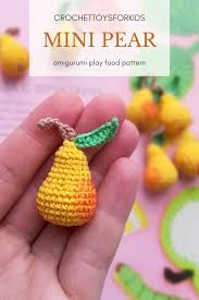 Tiny Pear Amigurumi Crochet Pattern Etsy In 2020 Crochet Toys Patterns Crochet Patterns Crochet Amigurumi