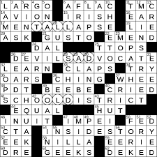 Themed answers each include double letters sounded out loud to make sense of the answer. One Arguing For The Unpopular Side Crossword Clue Archives Laxcrossword Com