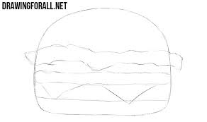 How to draw a cheeseburger. How To Draw A Burger