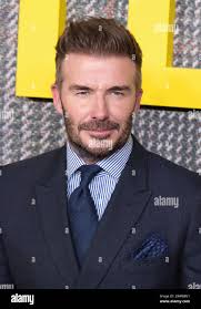 David beckham suit hi-res stock photography and images