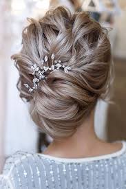 20.) grey bombshell waves for round face. 30 Best Ideas Of Wedding Hairstyles For Thin Hair Long Hair Updo Updos For Medium Length Hair Bridal Hair Pictures