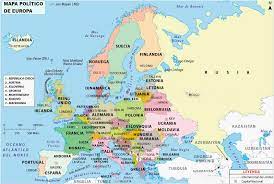 Mapa europa para el examen. Elabore Un Mapa Politico De Europa Y Asia Brainly Lat