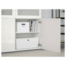 Buffet bas ikea pas cher ou doccasion sur rakuten. Besta Vitrine Weiss Selsviken Hochglanz Frostglas Weiss Ikea Deutschland