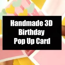 In this video we have waterfall card Handmade 3d Birthday Pop Up Card