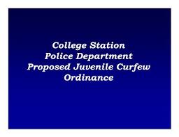 With the federal government now in charge of emergency coronavirus measures, berlin seeks clarity. College Station Police Department Proposed Juvenile Curfew