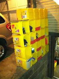 Black And Yellow Storage Bins Costco Repurposed Kitty Litter Bucket Storage Rack Reuse Containers Cat Litter Recycling Containers