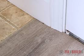 Laminate floor installation is a fun diy project until you reach the doorway areas. Installing Vinyl Plank Flooring How To Fixthisbuildthat