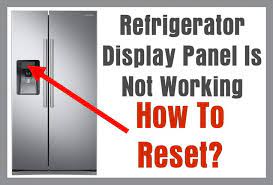 If your refrigerator is not dispensing ice, here are a few things to check: Refrigerator Display Panel Is Blank Not Working How To Reset