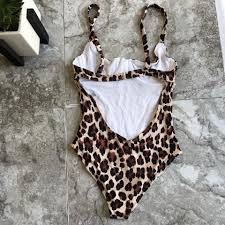 Caroline Constas Leopard Print Mykela One Piece Bathing Suit Size 2 Xs 43 Off Retail