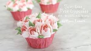 Rose piped using tip #104, chrysanthemum piped using tip #81 and freesia. Rose Cupcake Ft Russian Piping Tip Renee Conner Youtube