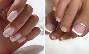 The shimmery tip on each. 43 Pretty Wedding Nail Ideas For Brides To Be Stayglam