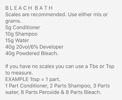 A bleach bath is a great alternative to bleaching and an amazing way to lighten your hair without damaging it. Bleach Bath Recipe Bleaching Hair Tips Bleach Bath Hair Bleach Bath