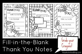 Printable thank you card coloring page. Free Printable Thank You Notes My Frugal Adventures