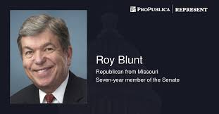 Official facebook page of u.s. Bills Sponsored By Roy Blunt R Mo Represent Propublica