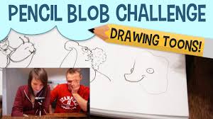 You can draw with just the pencil and or black marker you have lying around, but it can also be great to fill the pencil case with newly purchased tools that make it all a little more delicious and make the. Pencil Blob Challenge Fun Drawing Exercise For Beginners Drawing Cartoon People Youtube