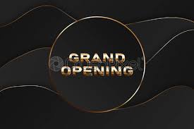 Grand opening invitation card opening event vector. Grand Opening Vector Banner Festive Template For Opening Ceremony Stock Vector Crushpixel