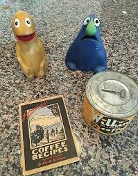 Wilkins Coffee Puppets Wontkins Can Book From Deceased Company Owner S Estate Ebay Plush Horse Vintage China Puppets