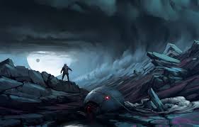 Explore and download tons of high quality fantasy wallpapers all for free! Photo Wallpaper Dark Moon Fantasy Science Fiction Science Fiction 1332x850 Wallpaper Teahub Io