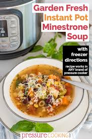 There might be several ways to cook zucchini, but we. Garden Minestrone Soup Instant Pot Recipe By Pressure Cooking Today