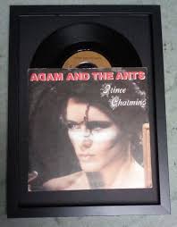 Adam and the Ants..prince Charming 7 Ins Vinyl Single.framed 12 X 9 Ins