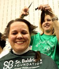 Bridgeway students, teachers shave heads for charity