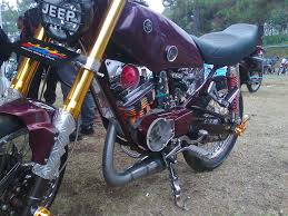Modifikasi Rx King Lampu Pesek Blog Gambar Modifikasi Motor Motor Lampu Cafe Racer