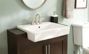 semi recessed sink from gerber 2017