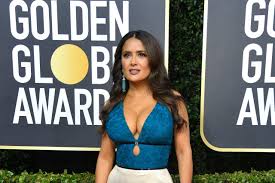 Salma hayek was among the hottest ladies on the red carpet at the golden globe awards 2020. Salma Hayek Surprised By Reactions To Golden Globes Dress