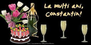 Stiu că vă place mai mult varianta tarafului din vărbilău, dar azi dăm cezarului ce e al lui. Felicitare Cu Tort Flori Si Sampanie La Multi Ani Constantin Felicitari De Zi De Nastere Pentru Constantin Mesajeurarifelicitari Com