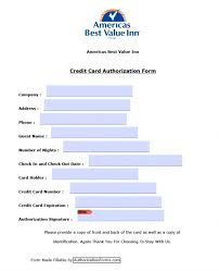 It receives the payment authorization request from the credit card network and either approves or declines the transaction. Free America S Best Value Inn Credit Card Authorization Form Pdf