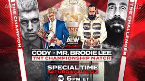 The way he towers over everyone in his group and is so abusive to them (except the special projects, like anna and colt) really makes you what would really make me happy is if griff garrison wrestles brodie lee and wins. Aew Dynamite 22 8 2020 Cody Vs Brodie Lee Tnt Championship Youtube