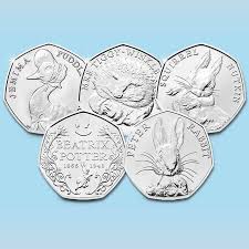 Last Year The Royal Mint Released Five Commemorative 50p Coins Celebrating The Life Of The Much Loved Children S Autho Beatrix Potter 50p Coin Royal Mint Coins