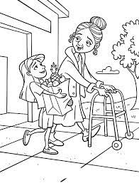 Helping others coloring pages are a fun way for kids of all ages to develop creativity, focus, motor skills and color recognition. Pin On Eddie S Place 3