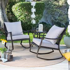 Coral Coast Losani All Weather Wicker Outdoor Rocking Chair Walmart Com In 2020 Rocking Chair Set Outdoor Wicker Rocking Chairs Outdoor Rocking Chairs