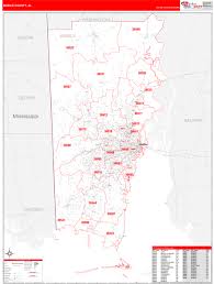 Arkansas zip code map and arkansas zip code list. Mobile County Al Zip Code Wall Map Red Line Style By Marketmaps Mapsales Com