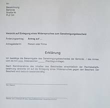 Unsere vielfältigen formulare und vertragsmuster sollen ihnen eine hilfe sein. Rechtsmittelverzicht Wikipedia
