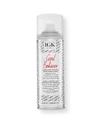 It performs similarly to a salt spray, but it doesn't contain. Igk Good Behavior Spirulina Protein Smoothing Spray Igk Hair