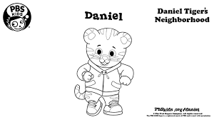 Discover our coloring pages of tigers to print and color for free ! Daniel Tiger Coloring Page Kids Coloring Pbs Kids For Parents
