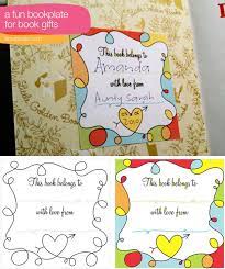 Free Printable Bookplate Gift Book Plates Book Lovers Gifts Scrapbooking Projects
