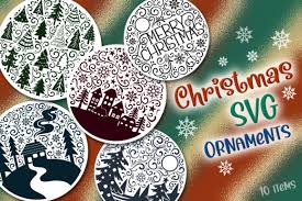 Download Christmas Svg Ornaments 10 Items Graphic By Tatiana Cociorva Creative Fabrica SVG Cut Files