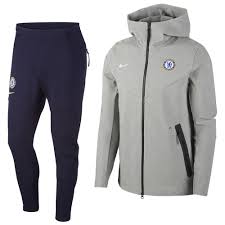 Sorry, het lukte ons niet om deze listing te vertalen naar het nederlands. Nike Chelsea Tech Fleece Trainingspak 2020 2021 Grijs Blauw Voetbalclub