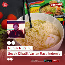 Indonesian company's indomie noodles is increasingly in demand in nigeria. Good News From Indonesia Ø¹Ù„Ù‰ ØªÙˆÙŠØªØ± Ibu Nunuk Nuraini Merupakan Sosok Yang Bertugas Untuk Meramu Rasa Baru Dari Produk Mie Instant Indomie Wanita Yang Menjadi Lulusan Universitas Padjajaran Bandung Jurusan Teknologi Pangan