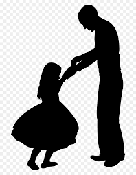 Father and son clip art. Father And Daughter Dancing Black Silhouette Father Daughter Dancing Clipart Stunning Free Transparent Png Clipart Images Free Download