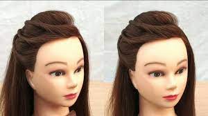 A Simple Hairstyle For Everyday Day Use How To Make A 1 Min Perfect Puff Hairstyles Youtube Simple Hairstyle For Saree Front Hair Styles Hair Puff