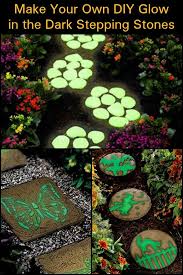 Light Up Your Garden Pathway By Making Glow In The Dark Stepping Stones Garden Stepping Stones Stepping Stones Diy Glow Stones