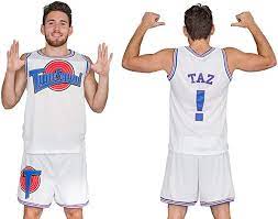 Maybe you would like to learn more about one of these? Freeze Space Jam Tune Squad Logo Taz White Basketball Jersey Amazon De Bekleidung