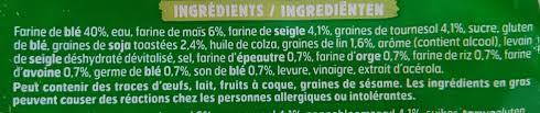 Harrys Pain De Mie American Sandwich 7 Cereales 550 G 550 G