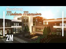 Bloxburg cozy videos videostv also cozy family home bloxburg. 2m Modern Mega Mansion Speedbuild Bloxburg Roblox Youtube